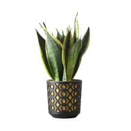 doniczka-do-domu-salonu-na-parapet-wklad-14cm-czarna-zlota-azurowa