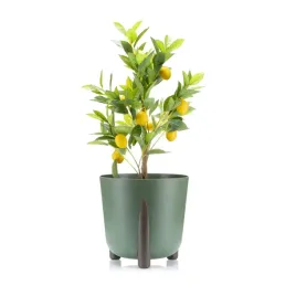 dekoracyjna-doniczka-donica-na-nozkach-z-wkladem-zielona-na-kwiaty-26cm-eko