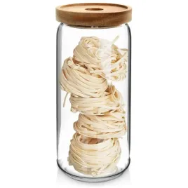duzy-pojemnik-szklany-z-drewniana-pokrywka-boho-1l-wysoki-sloj-na-makaron