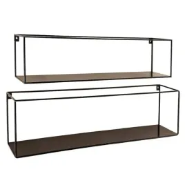 komplet-polek-sciennych-2-szt-czarne-metalowe-loft-regal-wiszacy-do-salonu
