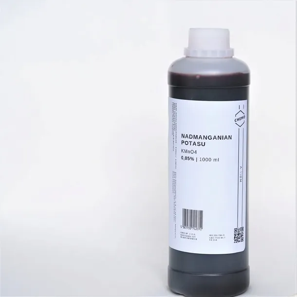 Nadmanganian potasu. Wodny roztwór 0,05%. 1000 ml.