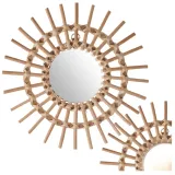 lustro-scienne-okragle-boho-slonce-30-cm-wiklina