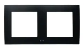 ramka-podwojna-czarna-ip44-szafir-ospel