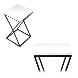 metalowy-czarny-kwietnik-bialy-blat-mdf-nowoczesny