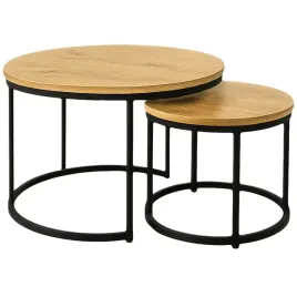 stoliki-kawowe-okragle-zestaw-2-stolikow-loft-industrial-sk106-dab-fi-70-50