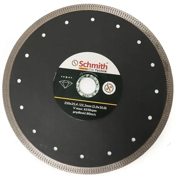 tarcza-diamentowa-250mm-254-gresu-plytek-schmith-stan-nowy
