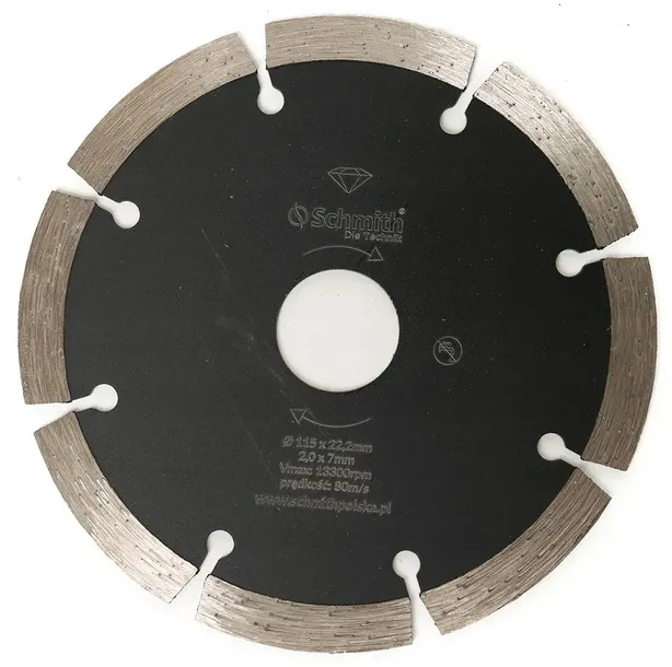 tarcza-diamentowa-segmentowa-115mm-schmith-stan-nowy