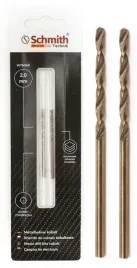 schmith-wiertlo-do-metalu-kobaltowe-2mm-2szt-zestaw-do-stali-zeliwa-metalu