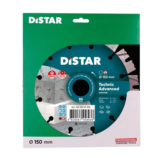distar-tarcza-diamentowa-150-technic-advanced-marka-distar