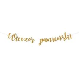baner-napis-wieczor-panienski-girlanda-bride