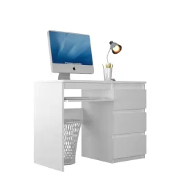 biurko-dzieciecie-pojemne-biale-3-szuflady-100-cm