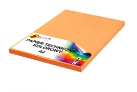 papier-techniczny-a4-160g-pomaranczowy-50-arkuszy