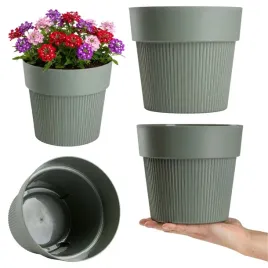 donica-plastikowa-szarozielona-oslonka-okragla-prazkowana-na-kwiaty-20-cm