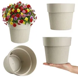donica-plastikowa-bezowa-oslonka-okragla-prazkowana-na-kwiaty-20-cm-do-domu