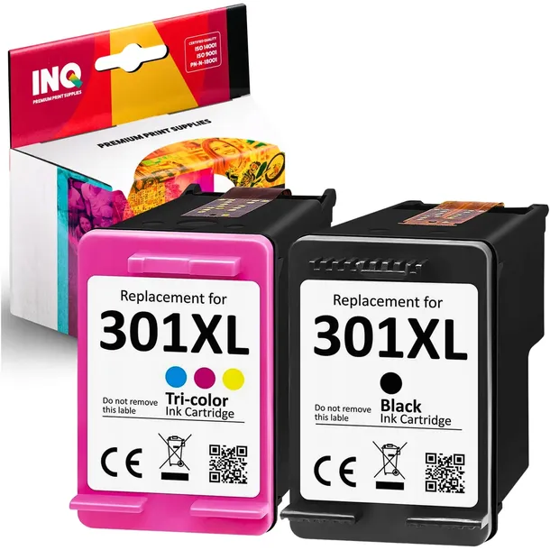 Tusze do HP 301 XL czarny + kolor 1050 1510 2050