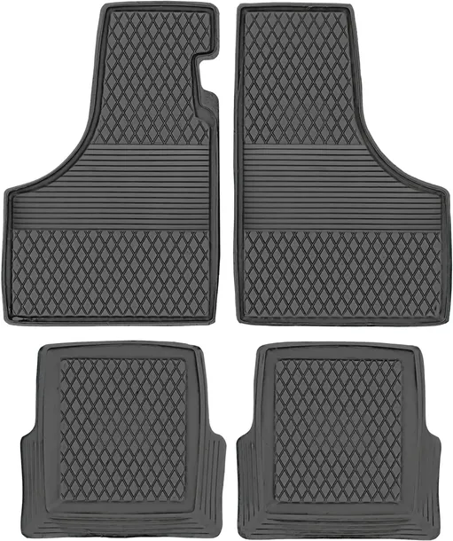 Fiat 126P 1973-2000 Dywaniki gumowe korytka