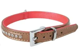 zolux-obroza-skora-cyrkonie-40cm-brazowa