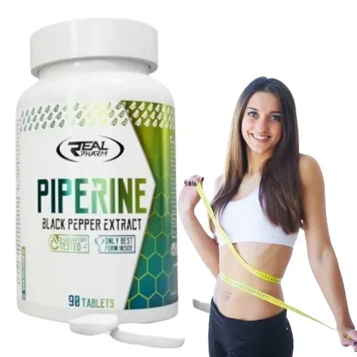 PIPERYNA spalacz ODCHUDZANIE Real Pharm Piperine PIPERYNA 90 tab