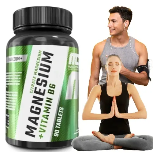 MAGNEZ na skurcze zmęczenie WYTRZYMAŁOŚĆ Muscle Care Magnessium 90 tabs