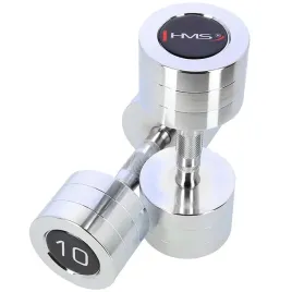 hantle-2x10kg-hantelki-ciezarki-hms-zestaw-chrom