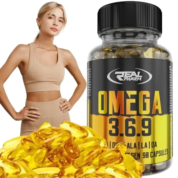 OMEGA 3-6-9 witamina E ODPORNOŚĆ Real Pharm 90 kapsułek