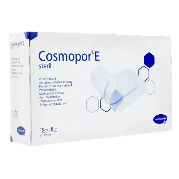 COSMOPOR E Steril jałowy opatrunek 15x8cm 25 sztuk
