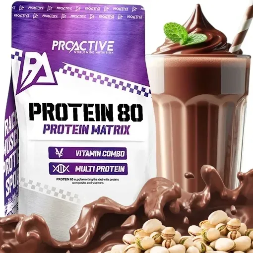 BIAŁKO WPC serwatkowe odżywka białkowa ProActive 80 700g CZEKOLADA PISTACJA