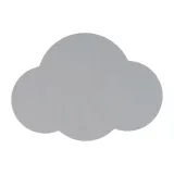 lampa-scienna-kinkiet-2xg9-cloud-szara