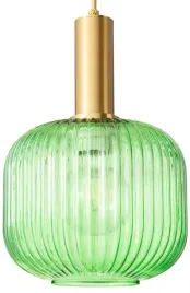 lampa-wiszaca-szklana-moderna-zlota-zielona