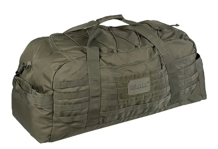 TORBA WOJSKOWA TRANSPORTOWA NA WAKACJE MIL-TEC US COMBAT BAG 105L OLIVE