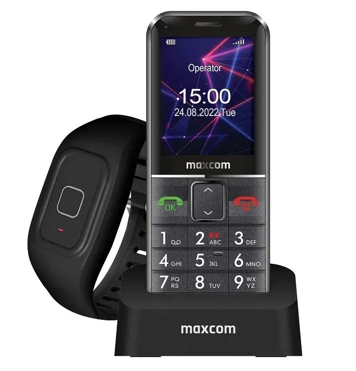 telefon-dla-seniora-maxcom-mm735-opaska-sos-model-telefonu-mm735