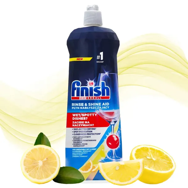 FINISH nabłyszczacz do zmywarki 800ml Lemon