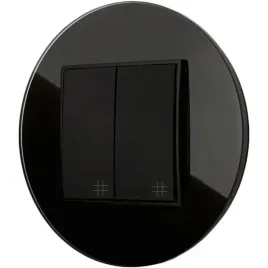 karlik-icon-wlacznik-krzyzowy-podwojny-czarny