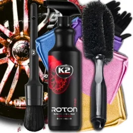 k2-roton-pro-do-felg-czerwony-efekt-detailing-szczotka-pedzelek-mikrofibra