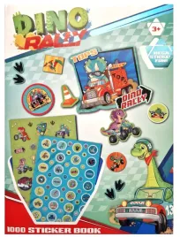 1000-sztuk-mocnych-naklejek-w-ksiazce-a4-z-dinozaurami-dino-rally-20-stron