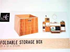 pojemnik-organizer-skladany-31cm-bambus-pp-bezowy