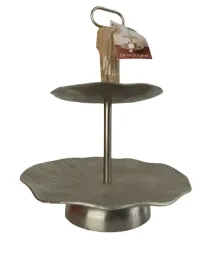 patera-etazerka-metal-stare-srebro-2-poziomy-karbowana-home-accents-24-cm