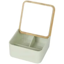 pojemnik-bambusowy-z-lusterkiem-organizer-zielony