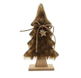 choinka-drewniana-ze-sztucznym-futrem-i-kokarda-brazowa-ozdoba-swiateczna