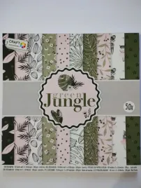 papier-do-rekodziela-craft-50-arkuszy-green-jungle