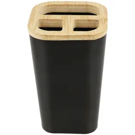 kubek-kubeczek-na-szczoteczki-plastikowy-czarny-pojemnik-bambus-organizer