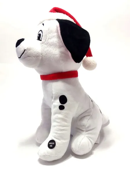 maskotka-disney-dalmatynczyk-w-czapce-swiatecznej-z-dzwiekami-na-prezent-stan-nowy-bohater-101-dalmatynczykow