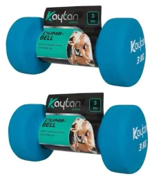 hantle-powlekane-gumowane-zestaw-2x3kg-odwaznik-ciezarek-dumbbell-niebieski