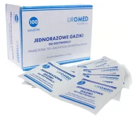 jednorazowe-gaziki-do-dezynfekcji-ciala-rak-uromed-70percent-alkoholu-100-sztuk