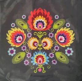 poszewka-ozdobna-40x40-grafit-lowicki-wzor