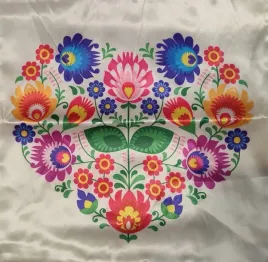 poszewka-ozdobna-40x40-serce-wzor-lowicki