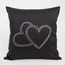 poszewka-40x40-eurofirany-love-2-czarny