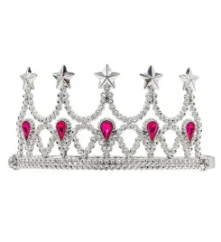 tiara-ksiezniczki-opaska-rozowe-kamienie-bal