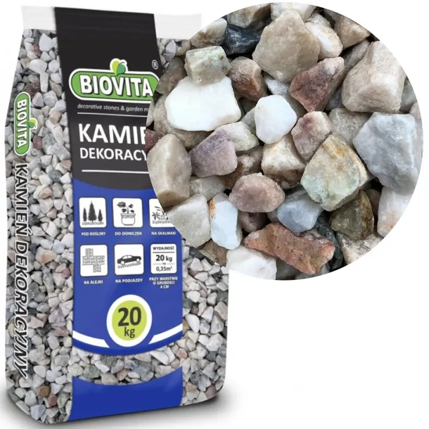biovita-kamien-ozdobny-grys-multikolor-8-16mm-20kg-stan-nowy-waga-z-opakowaniem-22-kg