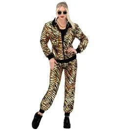 stroj-dres-zloty-metallic-w-paski-tygrys-l